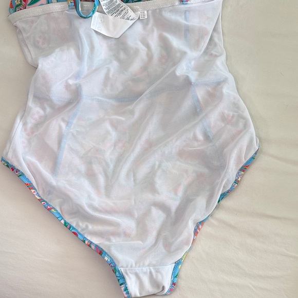 Boden Rhodes Cup Size Swimsuit Floral Multicolor Women's One Piece Swimsuit - Picture 8 of 8